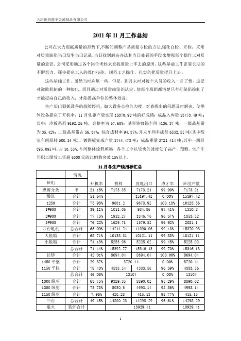 (工作总结)年月工作总结
