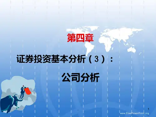 基本面分析公司分析PPT课件