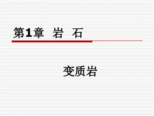 1.4变质岩