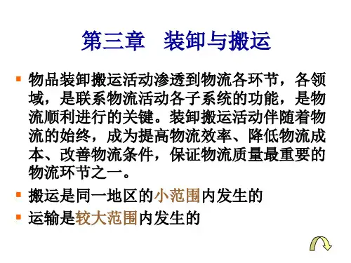 第三章 装卸与搬运.