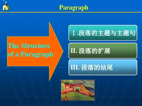 英语段落写作方法与技巧 (1)