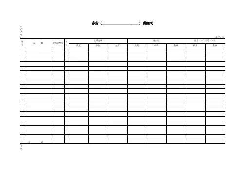 存货明细表(新)