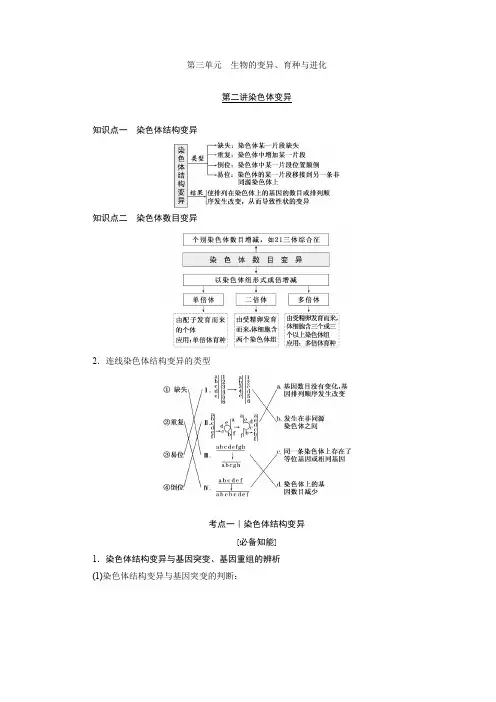 染色体变异