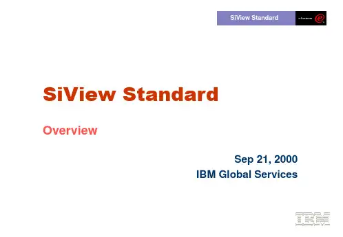 IBM_SiView_Introduction