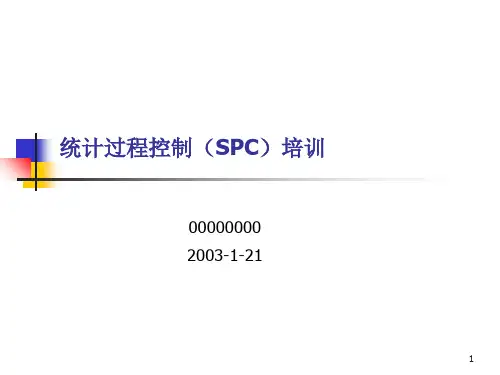SPC Training material