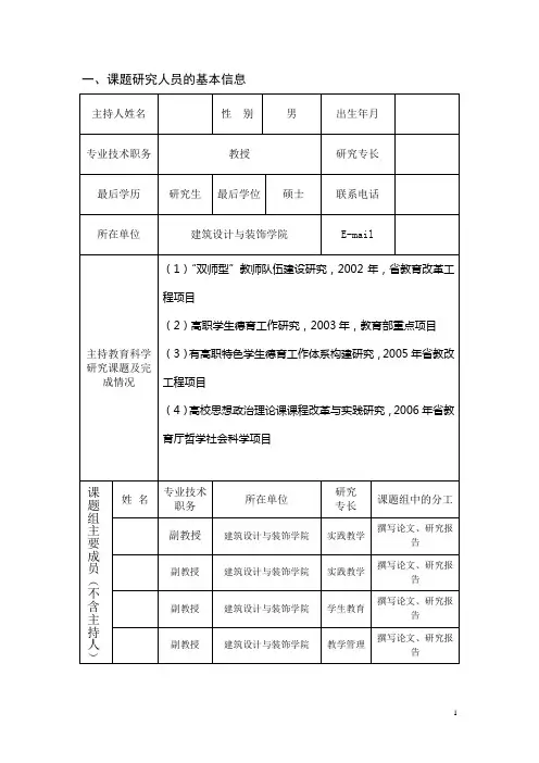 545 人才培养模式实践研究  课题申报书