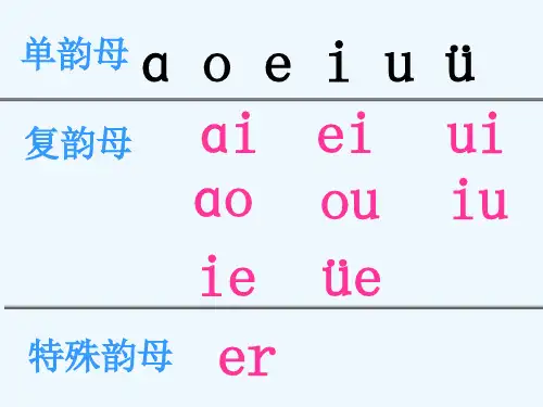 汉语拼音 an en in 