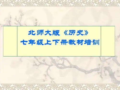 北师大版历史