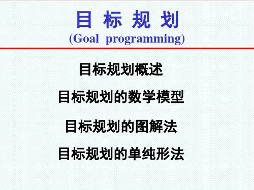 目标管理-研目标规划 精品