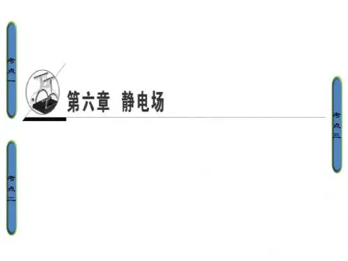 高三物理(浙江学考)一轮复习课件：第6章 第1节 电场力的性质