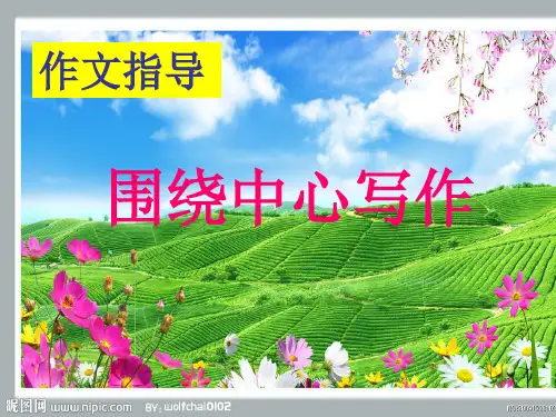 围绕中心选材的作文指导