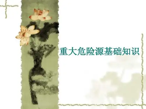 重大危险源常识