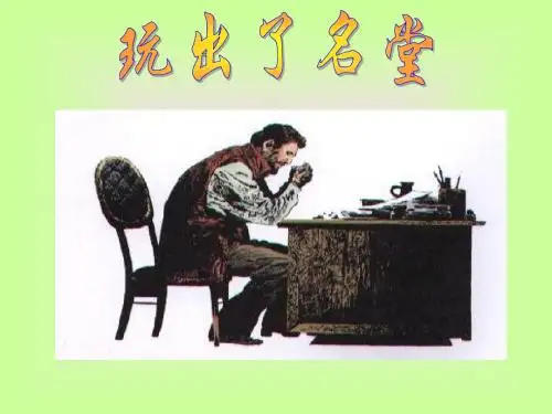 15《玩出了名堂》PPT课件