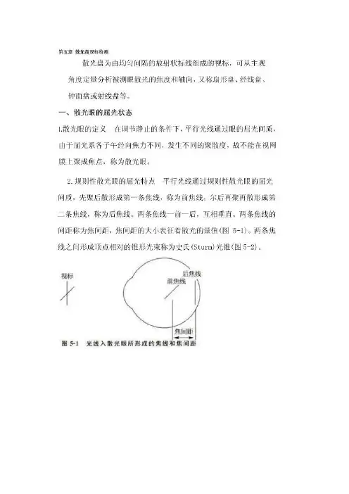 散光盘视标检测