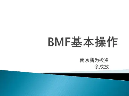 BMF基本操作