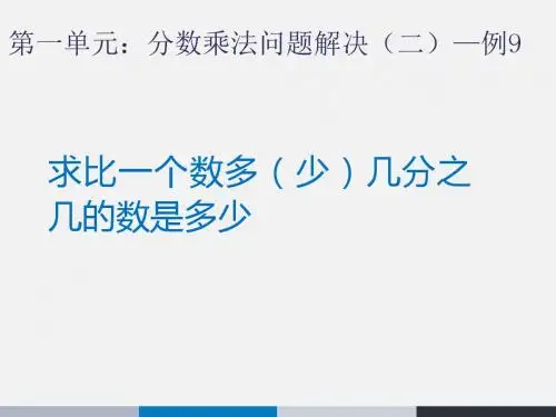 分数乘法问题解决2——例9
