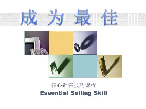 ESS核心销售技巧