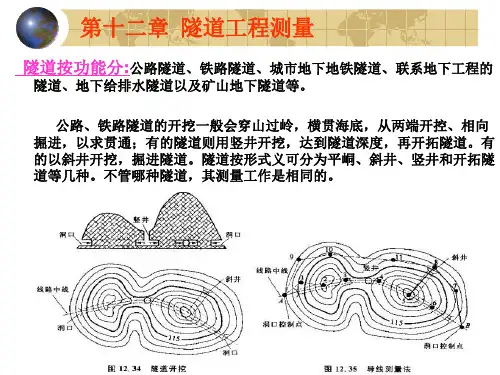 隧道控制测量