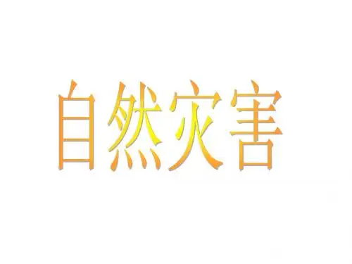 气象灾害(4.5)