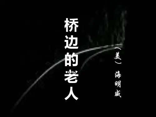 《桥边的老人》课件