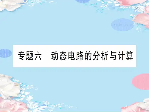 第十五章 专题六 动态电路的分析与计算—2020秋沪科版九年级物理上册课件