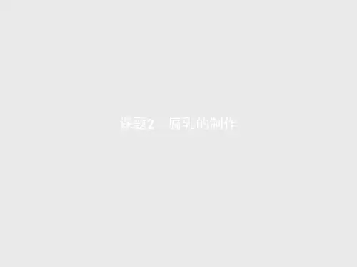 2019版生物人教版选修1课件：专题1 课题2 腐乳的制作 