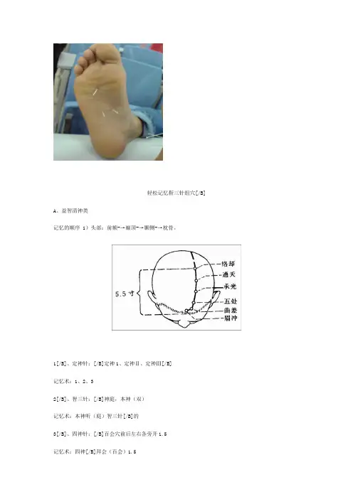 轻松记忆靳三针组穴解读