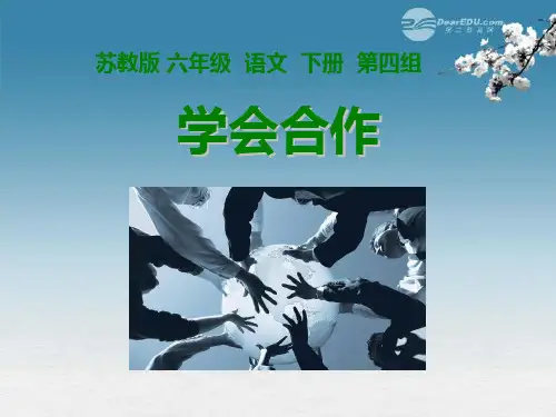 六年级语文下册 学会合作 3课件 苏教版