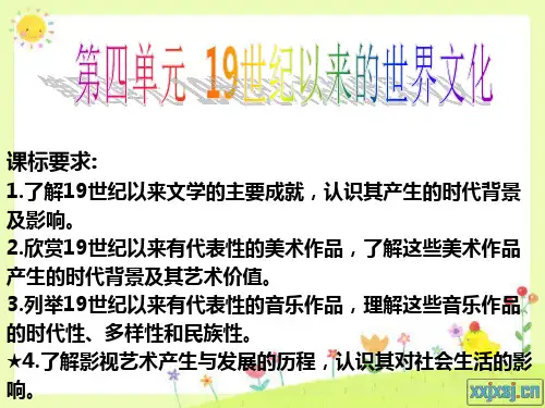 高中历史必修三第四单元ppt-21页文档资料