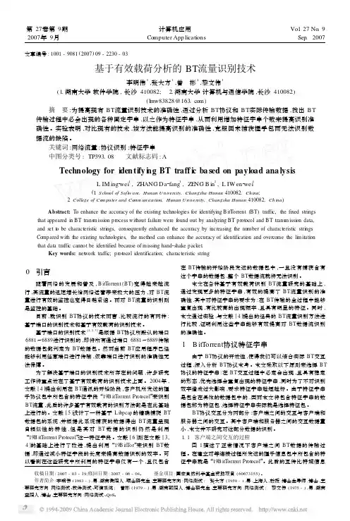 基于有效载荷分析的BT流量识别技术