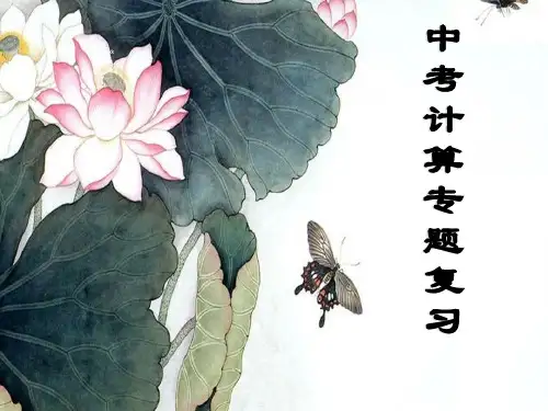 中考化学复习课件：计算专题复习(共17张PPT)