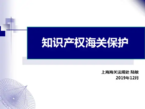 知识产权海关保护