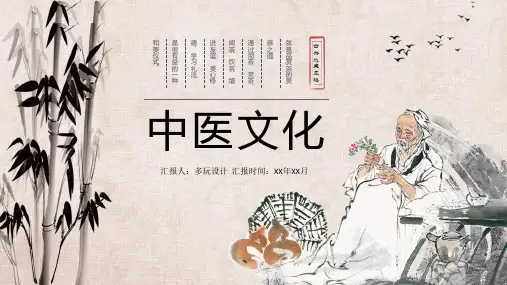 中医中药PPT模版