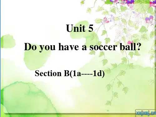 人教版七年级英语上册：unit5doyouhaveasoccerballperiod3课件