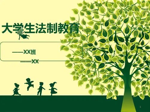 法制安全教育ppt课件