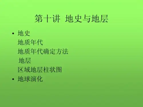 第10讲  地史与地层