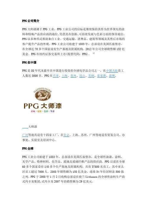 PPG大师漆