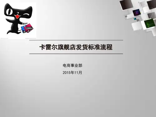 天猫打包发货标准流程PPT课件