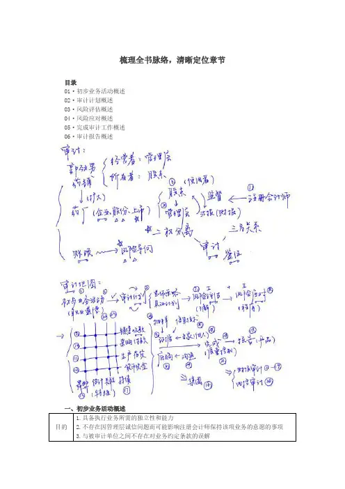 2019年注册会计师审计金鑫松全部讲议整理版