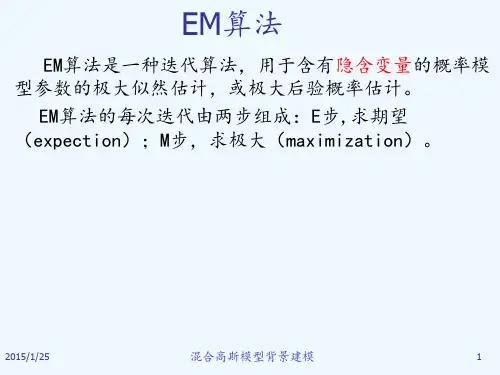 混高斯背景建模