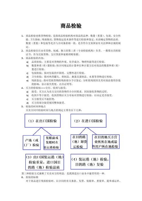 进出口商品检验流程