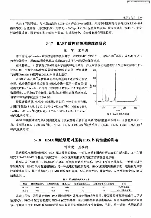 HMX颗粒级配对压装PBX炸药性能的影响