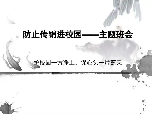 防止传销进校园[优质ppt]