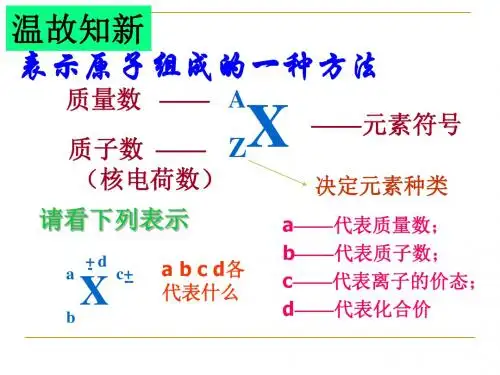第一章第一节第二课时 原子核外电子排布