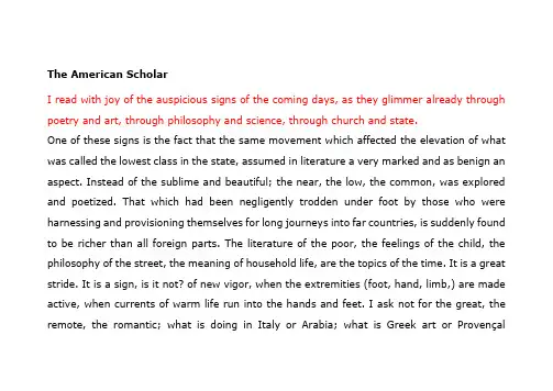 12.The American Scholar
