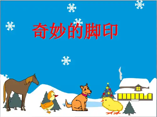奇妙的脚印 PPT优秀课件