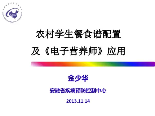 膳食分析软件(电子营养师)