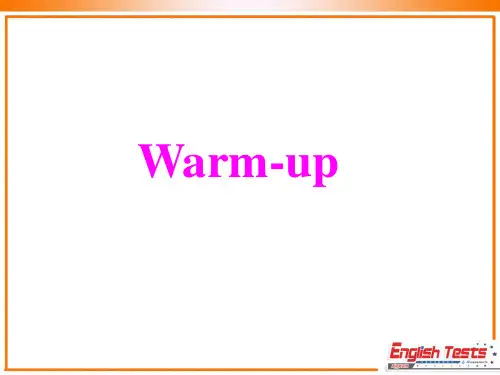 北师大版高二英语必修五课件：unit15 Warmup(共44张PPT)