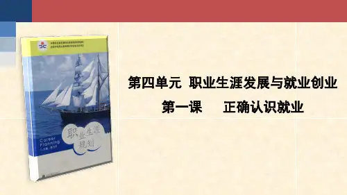职业生涯规划——正确认识就业优质课一等奖ppt课件