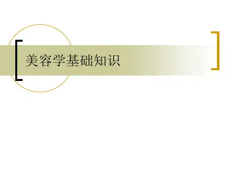 美容学基础理论(皮肤结构图)